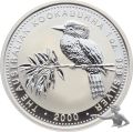 Australischer Kookaburra 2000 - 1 Unze Feinsilber 999