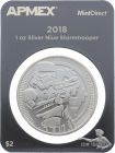 Niue 2 Dollar 2018 - Stormtrooper - 1 Unze Feinsilber im Originalblister von Ampex
