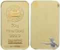 Goldbarren 20 Gramm Swiss Volksbank - 20 Gramm 999.9 Feingold