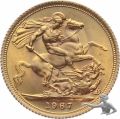 Grossbritannien 1 Sovereign 1967 Gold