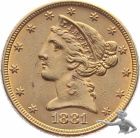 USA 5 Dollars 1881 Phiadelphia Gold
