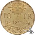 10 Franken 1911 B - Goldvreneli - Gold