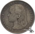 Niederlande 1 Gulden 1892 Langhaar