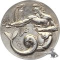 Hans Erni Silbermedaille von 1977 - Vier Elemente - Wasser
