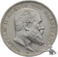 W&uuml;rttemberg 3 Mark 1908 F