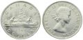Kanada 1 Dollar 1963 Elisabeth II. Voyageur
