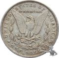 USA uralter Silberdollar von 1889 Grosssilberm&uuml;nze