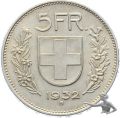 5 Franken 1932 B - Silber - gesuchte Qualit&auml;t