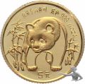 China Panda 5 Yuan 1986 - 1/20 Unze 999 Feingold
