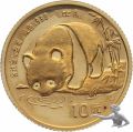 China Panda 10 Yuan 1987 - 1/10 Unze 999 Feingold