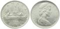 Kanada 1 Dollar 1966 Elisabeth II. Voyageur