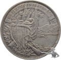 5 Franken 1883 Lugano Sch&uuml;tzenfest Silber Grossilberm&uuml;nze