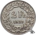 2 Franken 1928 - Eidgenossenschaft Silber
