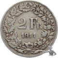 2 Franken 1911 - Eidgenossenschaft Silber