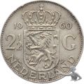 Niederlande 2.5 Gulden 1960 Silber