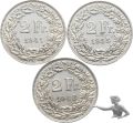 2 Franken 1941 + 1945 + 1948