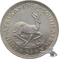 S&uuml;dafrika 5 Shillings 1958 - Silberlegierung ~39 mm Durchmesser