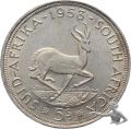 S&uuml;dafrika 5 Shillings 1953 - Silberlegierung ~39 mm Durchmesser