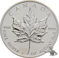 Maple Leaf 1991 - 1 Unze Feinsilber 999