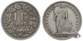 1 Franken 1908 Silber