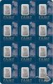 12 x 1 Gramm Multigramm Platinum Barren 999.5 - PAMP Suisse - Lady Fortuna