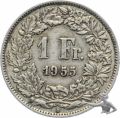 1 Franken 1955 Silber