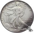 USA 1 Dollar 1987 Silvereagle - 1 Unze Feinsilber 999