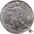 USA 1 Dollar 1987 Silvereagle - 1 Unze Feinsilber 999