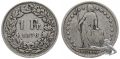 1 Franken 1876 Silber