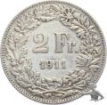 2 Franken 1911 Silber