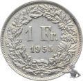 1 Franken 1955 Silber