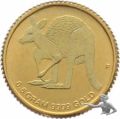 Australisches K&auml;nguru 2 Dollars 2011 - 0.5 Gramm 999 Feingold