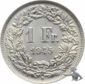 1 Franken 1945 - Silber - Prachtst&uuml;ck