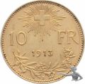 10 Franken 1913 B Gold Vreneli Goldvreneli