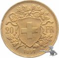 20 Franken 1897 B Gold Vreneli Goldvreneli