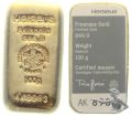 Goldbarren 100 Gramm Heraeus AK8983 mit Zertifikat