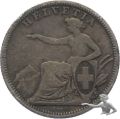 1 Franken 1860 B - Rar !!! - Sitzende Helvetia