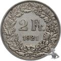 2 Franken 1921 Silber 10 Gramm