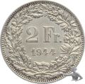 2 Franken 1944 Silber 10 Gramm