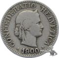10 Rappen 1900 B ---------------- Start 1,&minus;