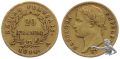 Frankreich 20 Francs 1814 Paris, Napoleon Empereur, Gold