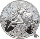 Tschad 2000 Francs 2024 - L&ouml;we - 1 Unze Feinsilber 999
