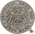 5 Mark 1903 A Wilhelm II., Grosssilberm&uuml;nze