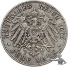 5 Mark 1902 A Wilhelm II., Grosssilberm&uuml;nze