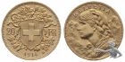 20 Franken 1914 B - Gold Vreneli Goldvreneli
