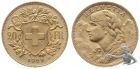20 Franken 1909 B - Gold Vreneli Goldvreneli