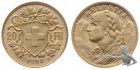 20 Franken 1908 B - Gold Vreneli Goldvreneli