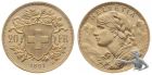 20 Franken 1897 B - Gold Vreneli Goldvreneli