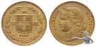 20 Franken 1889 B - Gold Vreneli Goldvreneli Helvetia