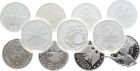 Deutschland 11 x 10 Euro 625er Silber in M&uuml;nzenkapseln